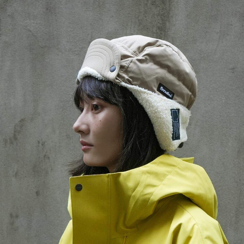 Snowline雪线双面羽绒雷锋帽滑雪户外骑行保温防风透气拒水护耳帽 - 图1