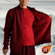 Winter lama sweater jacket garnestand thickened Tibetan Buddhist monks clothes Tibetan style monk up to the upper division costume