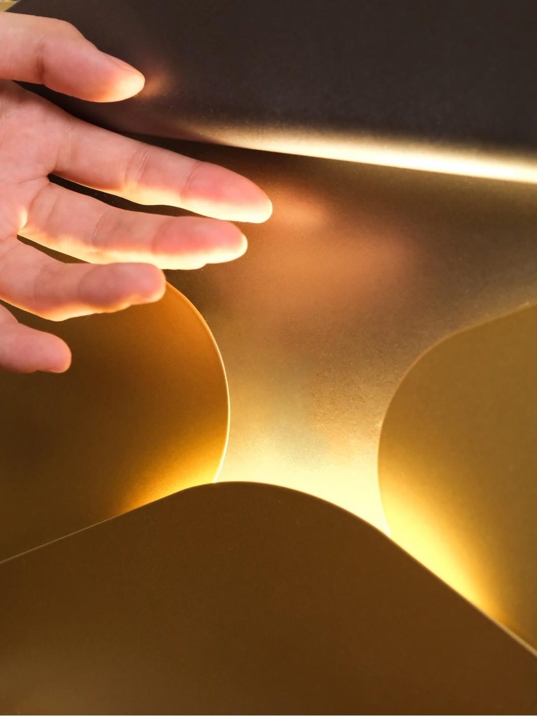 若奈 信封灯 丹麦Brass系列“光的来信”黄铜质感壁灯 / 床头灯边 - 图2