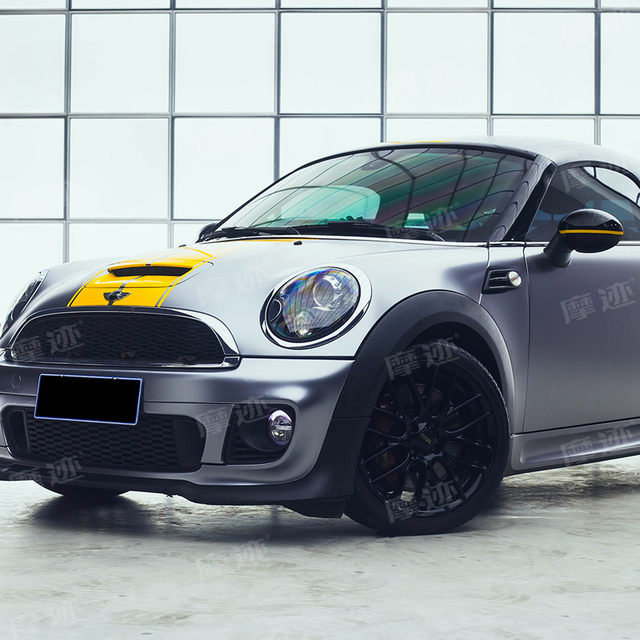 Suitable for BMW mini cooper F55R56 car sticker pull-up sticker engine hood pull strip sticker