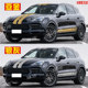 Suitable for Porsche Cayenne car stickers, Cayenne personalized modification decorative body hood side skirt stickers
