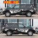 Nissan new and old Patrol car stickers Nissan special modified Y62 flame color strip body decoration car stickers