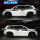 Suitable for 15-21 Toyota Highlander car stickers, body pull-up stickers, modified color strips, decorative decals, waistline