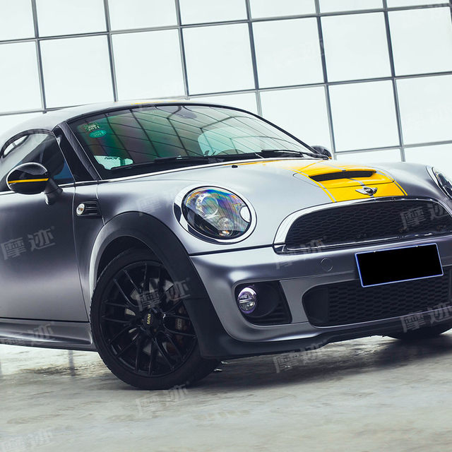 Suitable for BMW mini cooper F55R56 car sticker pull-up sticker engine hood pull strip sticker