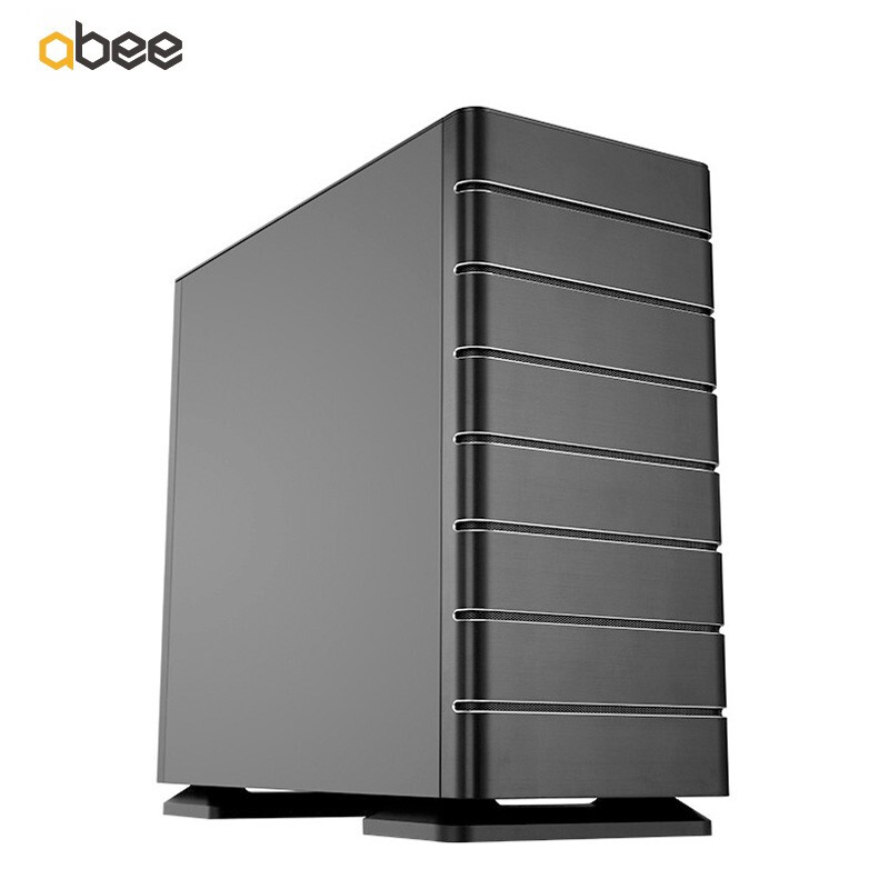 abee EM30黑/银色 全铝机箱 CNC工艺3D高光面板 电脑机箱 - 图3