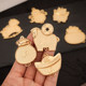 Handmade Song brocade pendant, new style Chinese style accessories, cheongsam, Hanfu, pressed lapel accessories, diy bag cloth base blank