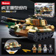 New fun high building blocks military World War II series winter counterattack scene toys jet fighter men's gift