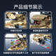 Senbao armed helicopter series 8L multi-purpose helicopter assembly fun high building block aircraft model toy for men