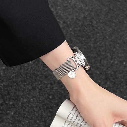 适用华为gt5新款手表带6金属磁吸watchgt4系列手表链女士5pro女表智能运动watch4专用高级感3/2女款手链夏天1 - 图3