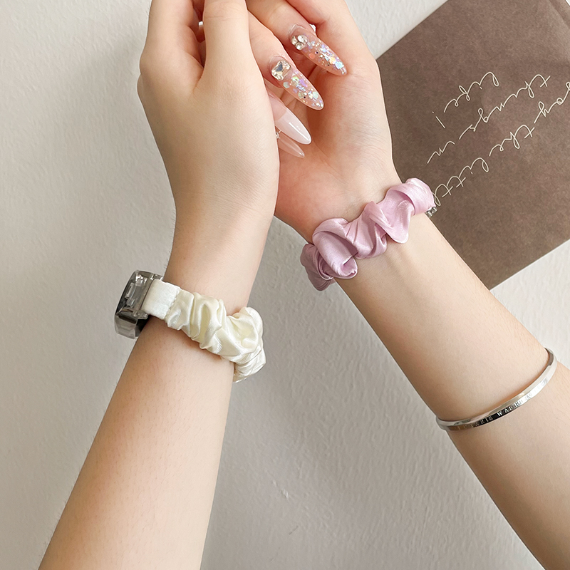 适用小米手环10/9/8/7表带发圈小米6/5/43手腕带女生nfc版替换带智能运动六七八九手表带透气夏天手表8代新款 - 图3