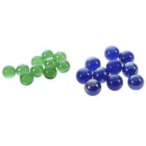 LUDA 20 Pcs Marbles 16Mm Glass Marbles Knicker Glass Balls