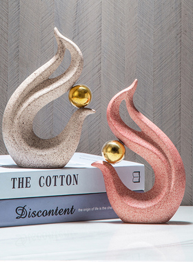 招财摆件陶瓷装饰品新中式