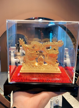 铸金999龙凤呈祥结婚礼品摆件原创设计实物拍摄供应各大品牌渠道