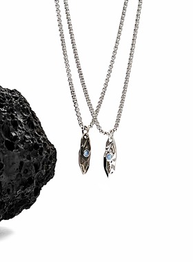 许愿石项链吊坠男女情侣节日礼物