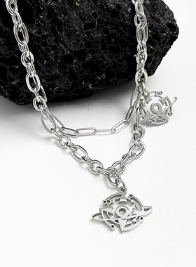 其他钛钢钛钢蛇骨链男女项链