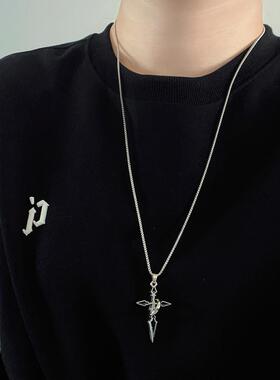 十字项链随身链男女钛钢