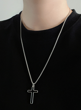 其他合金钛钢随身链男女十字项链