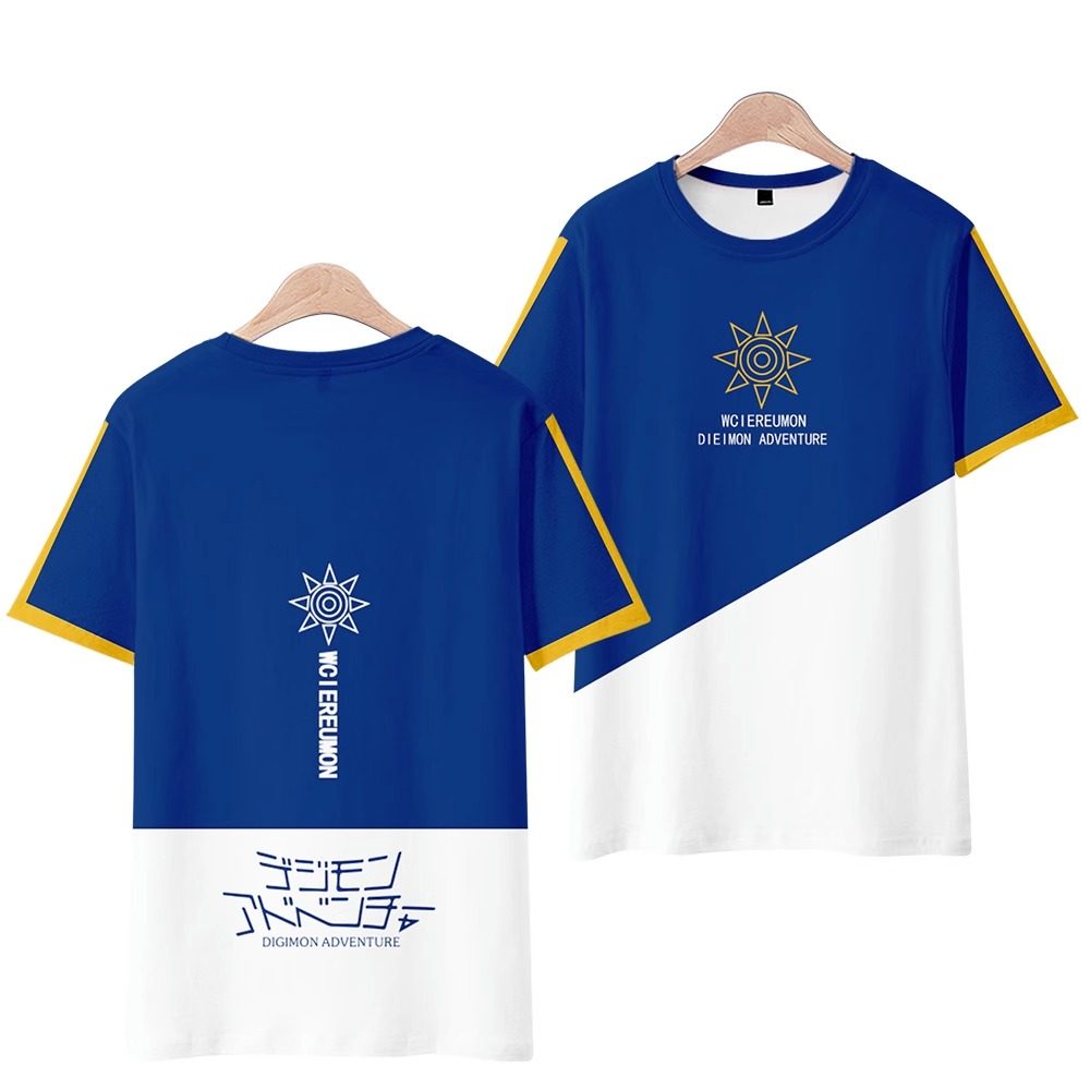 数码宝贝战斗暴龙兽动漫男童短袖T恤二次元周边个性港风短裤套装,淘宝优惠券,粉丝福利购,淘宝优惠卷