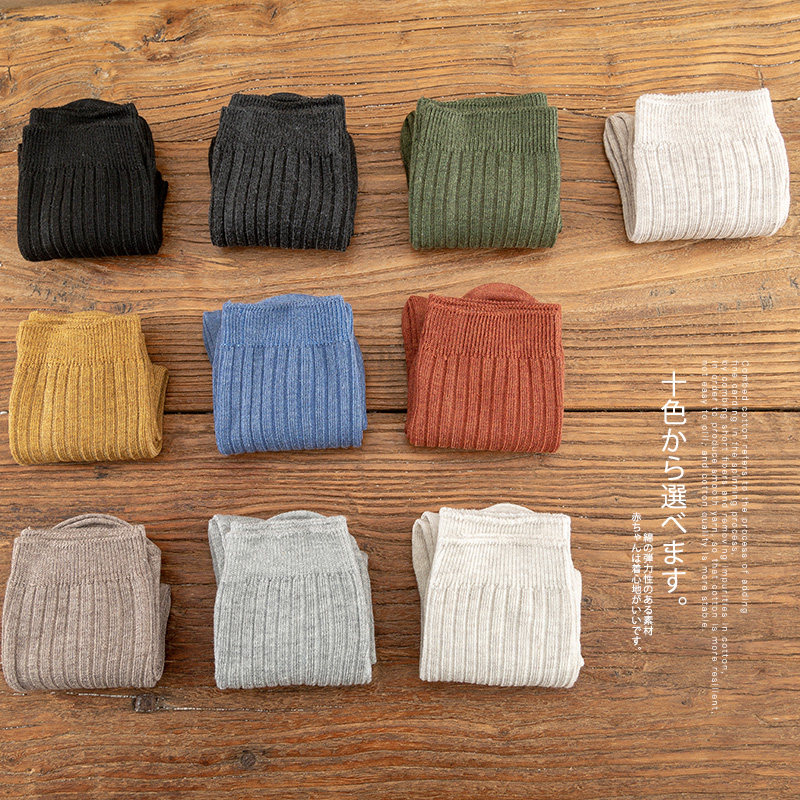 子女ins潮秋冬季百搭网红款中筒袜 宝佩伦短袜/打底袜/丝袜/美腿袜