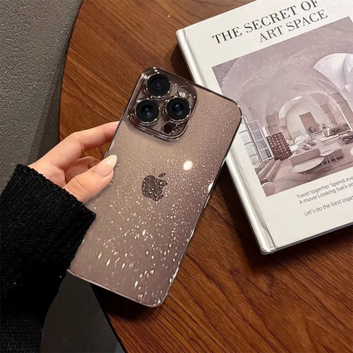 璀璨星河闪粉适用苹果17promax手机壳新款蓝iphone18pro透明16p简约15pro全包防摔保护套13女高级14p网红爆款 - 图3
