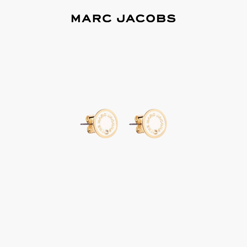 【礼物】MARC JACOBS MEDALLION配饰耳饰精美耳钉情侣款-图0