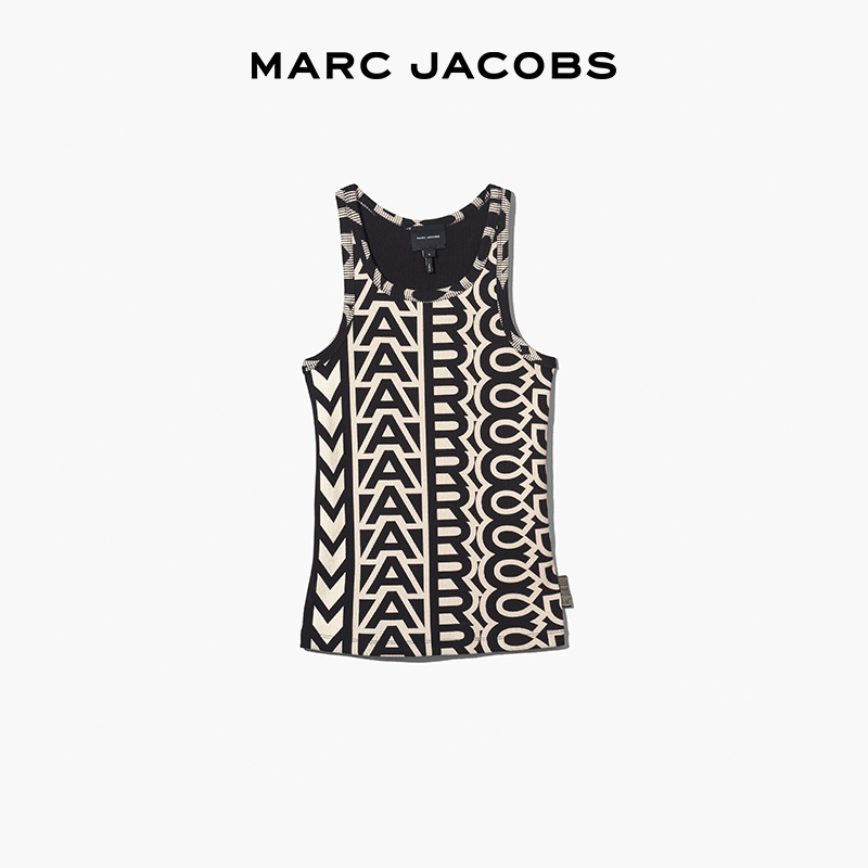 MARC JACOBS MONOGRAM字母老花修身简约背心上衣-图2