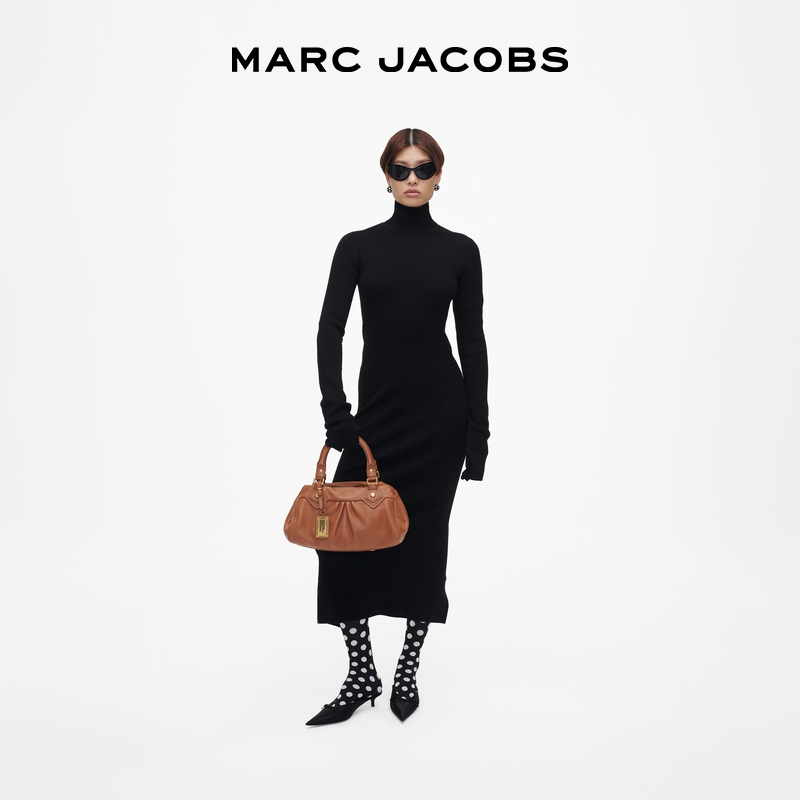 【折扣】MARC JACOBS  大号牛皮复古褶皱质感斜挎包单肩包 - 图3