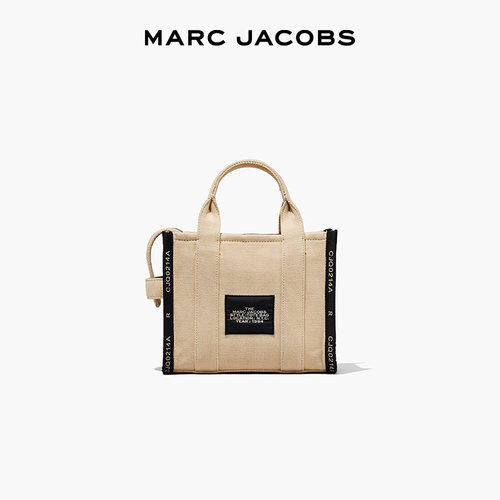 【七夕礼物】MARC JACOBS/莫杰 MJ 小号帆布提花设计通勤托特包 - 图0