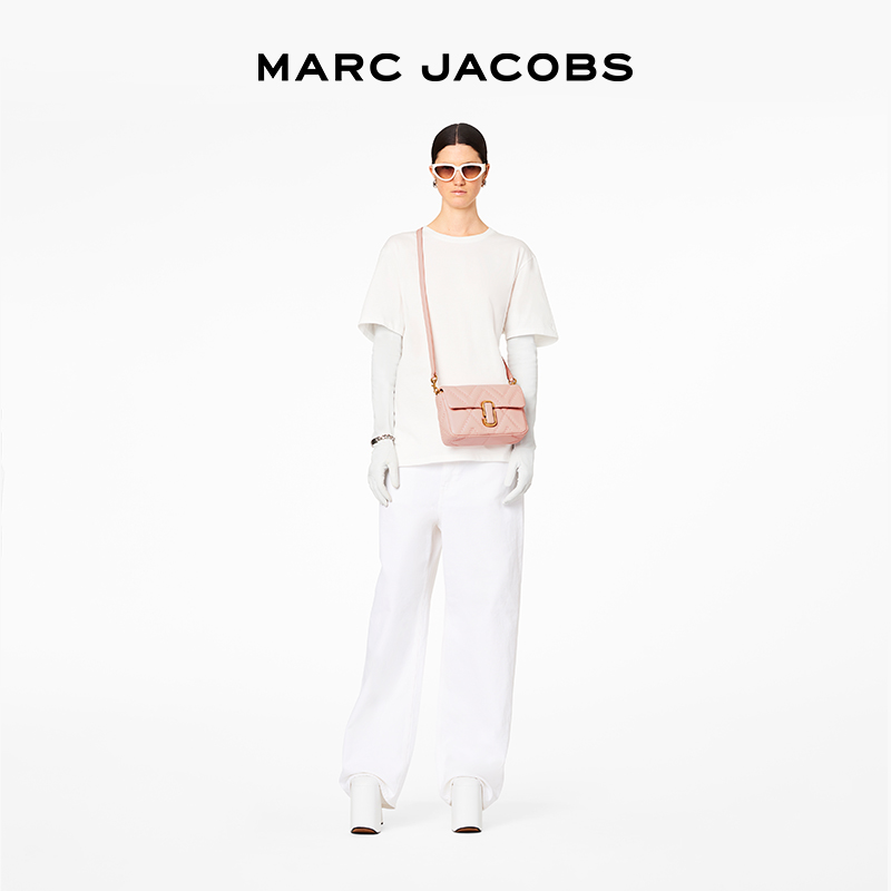 【折扣】MARC JACOBS MJ J MARC 中号羊皮绗缝单肩斜挎包 - 图2