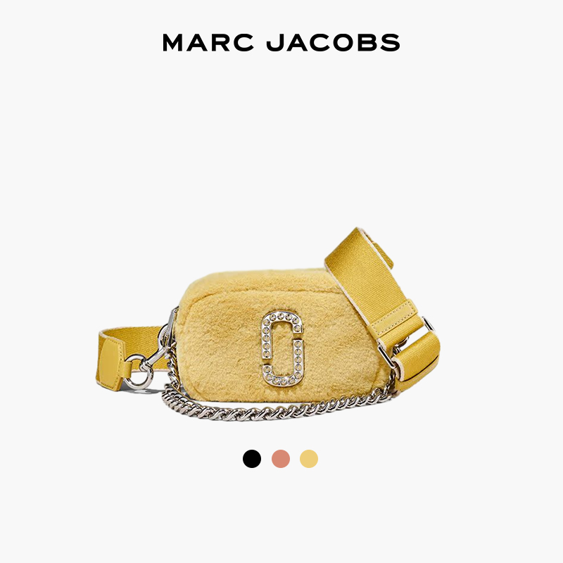 【季末折扣】MARC JACOBS SNAPSHOT 女包时尚精致短毛绒相机包 - 图0