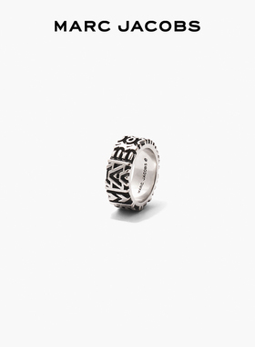MarcJacobs字母设计感戒指