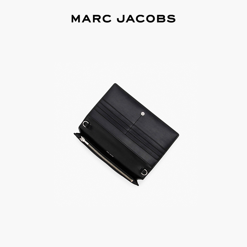 【折扣】MARC JACOBS MJ 迷你羊皮革纯色手拿包钱包链条包 - 图3