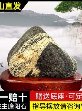 正宗泰山石敢当天然原石招财镇宅景观石室内外办公室靠山石摆件