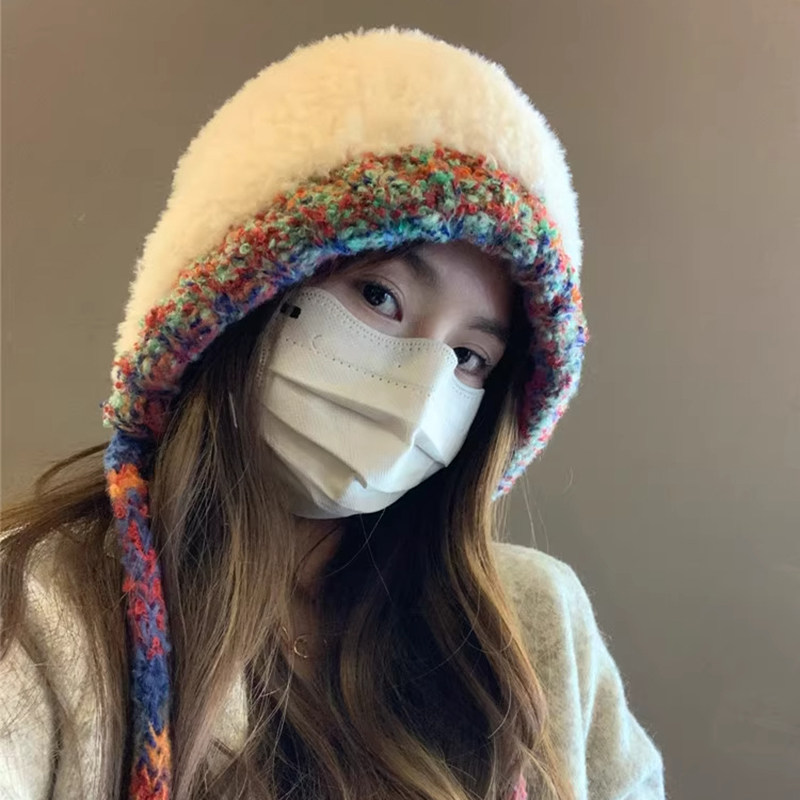 Classy key新加坡设计师联名款保暖护耳套头帽子显脸小百搭针织帽,淘宝优惠券,粉丝福利购,淘宝优惠卷