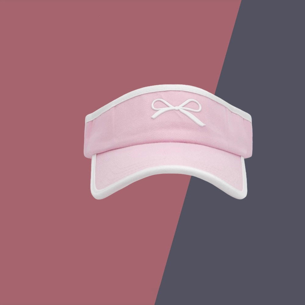 Classy key新加坡设计师联名款运动防晒鸭舌帽子蝴蝶结遮阳空顶帽,淘宝优惠券,粉丝福利购,淘宝优惠卷