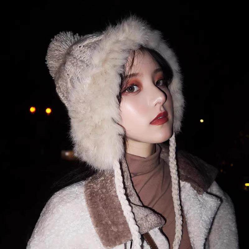 Classy key新加坡设计师联名款显脸小帽子女雷锋帽保暖针织毛线帽,淘宝优惠券,粉丝福利购,淘宝优惠卷