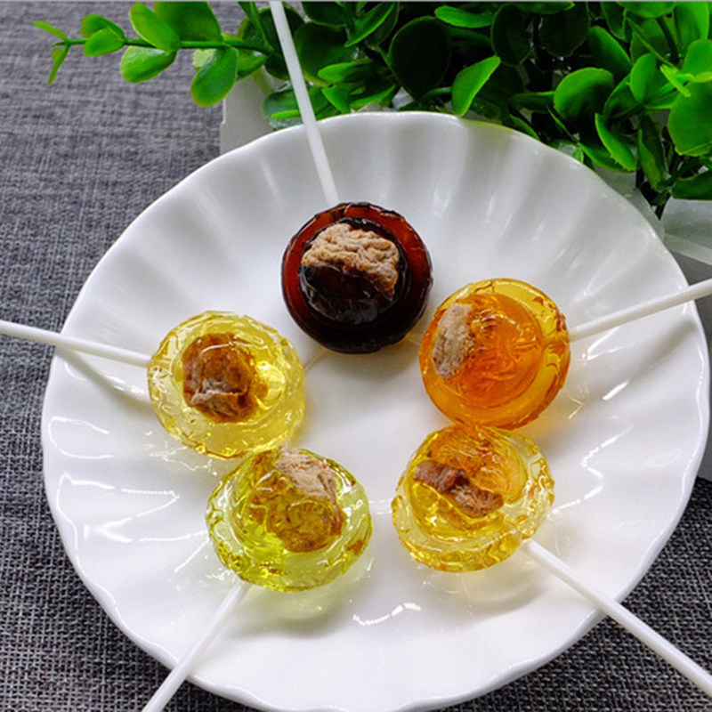 风味梅心20支怀旧凤梨味麦芽黑糖 耍耍过食品糖果