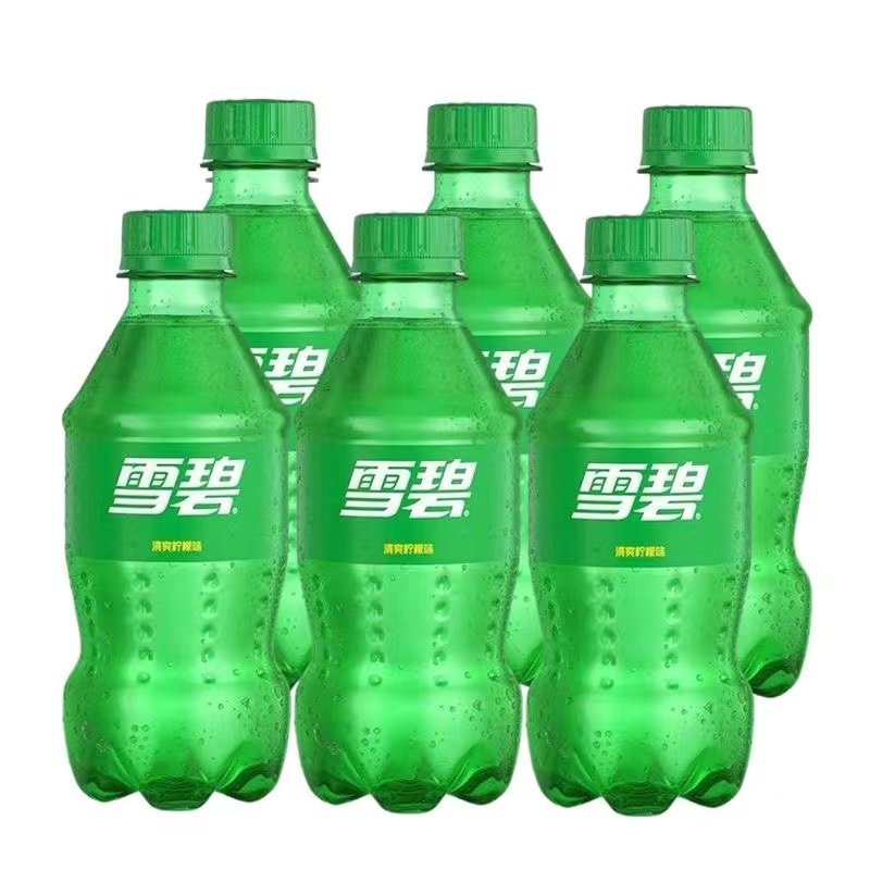 Coca-Cola/可口可乐雪碧300ml*6瓶冰爽饮料汽水经典口味方便携带k