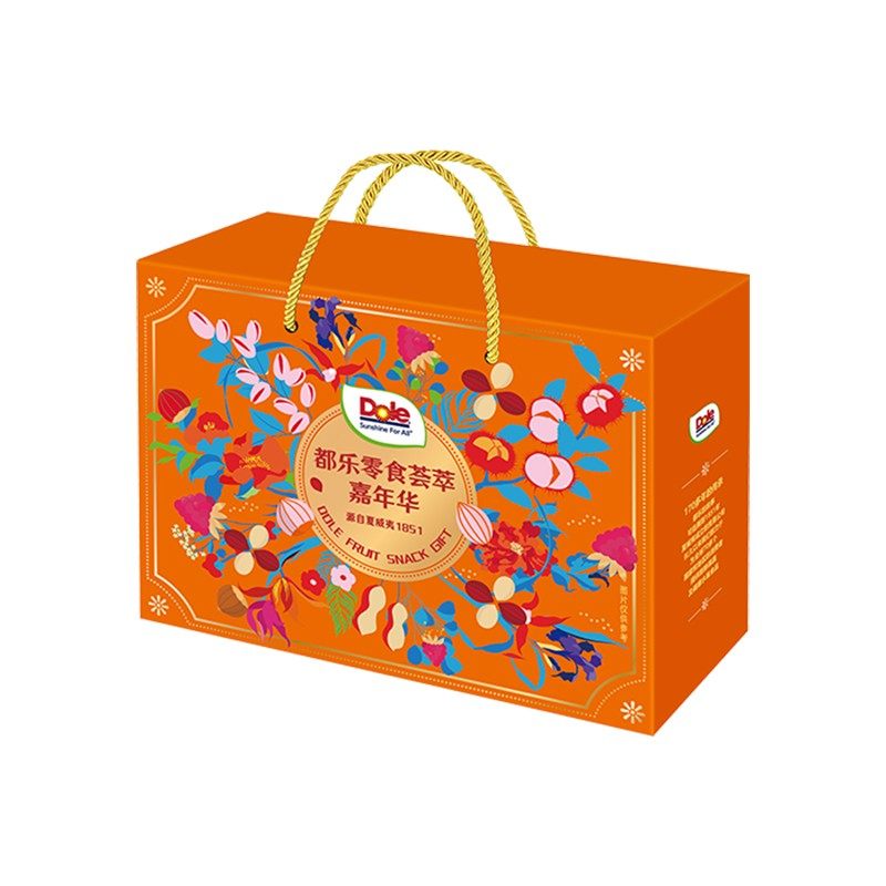 dole都乐零食荟萃嘉年华1160g果干香蕉片提子干腰果大礼包礼盒,淘宝优惠券,粉丝福利购,淘宝优惠卷