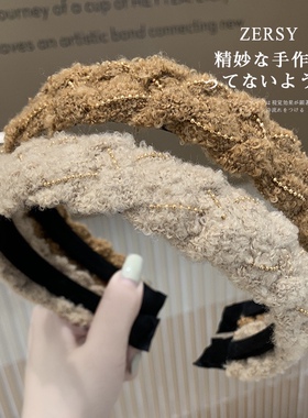 发箍女百搭韩国气质麻花压发夹