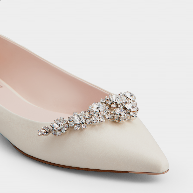 【新年礼物】Roger Vivier/RV女鞋Efflorescence皮革芭蕾舞鞋,淘宝优惠券,粉丝福利购,淘宝优惠卷