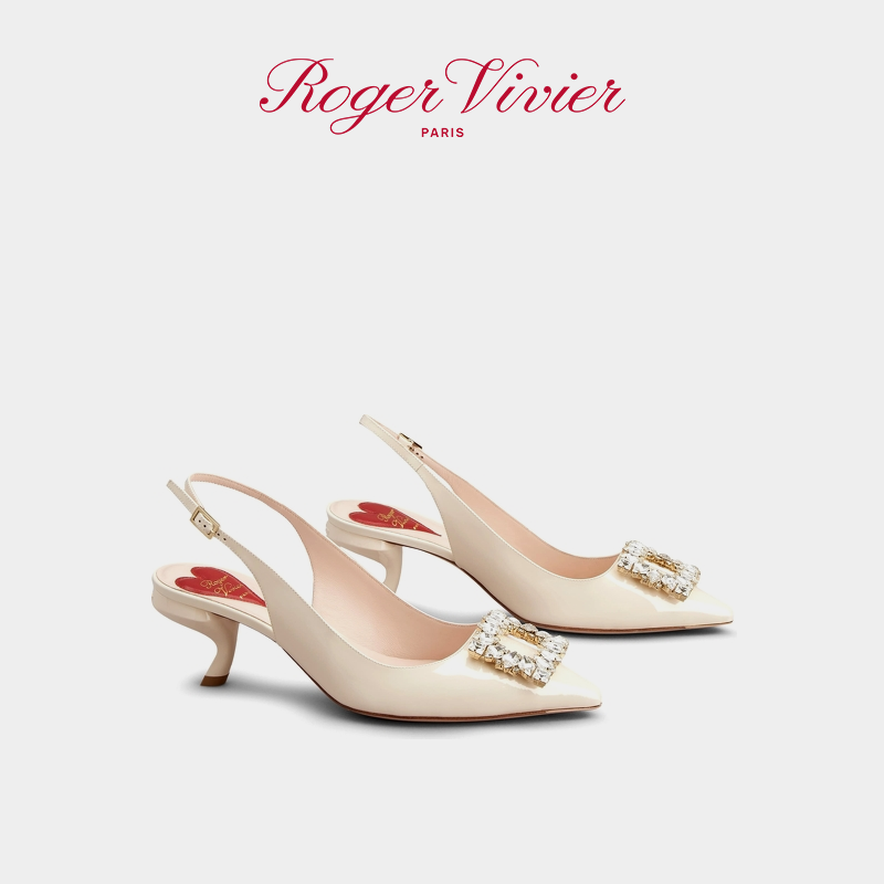 【新年礼物】Roger Vivier/RV女鞋Virgule饰扣小猫跟高跟尖头单鞋,淘宝优惠券,粉丝福利购,淘宝优惠卷