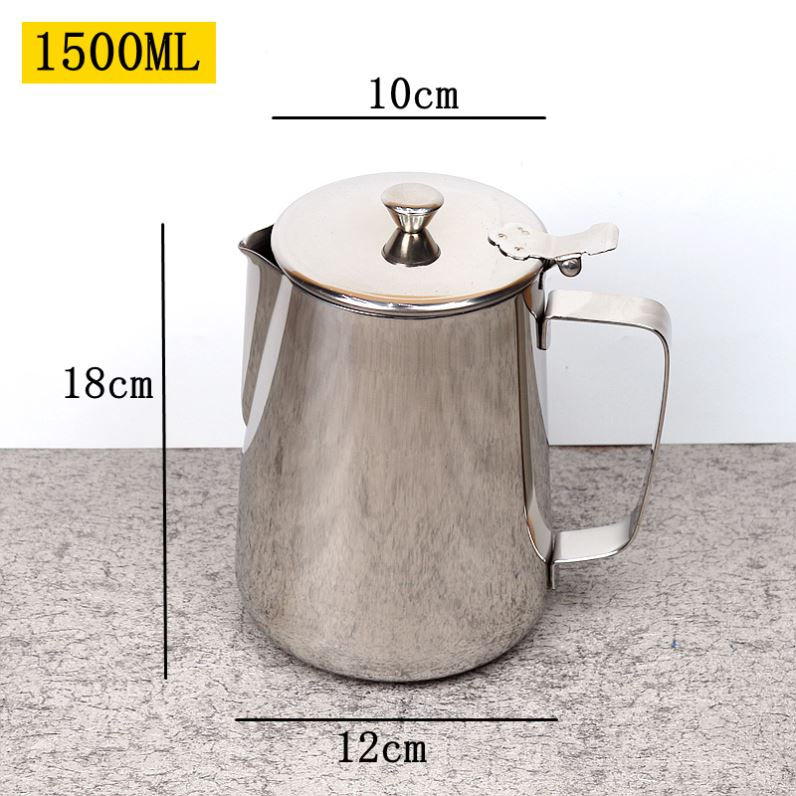 Stainless Steel Latte Art Pitcher Milk Frothing Jug Coffee - 图1