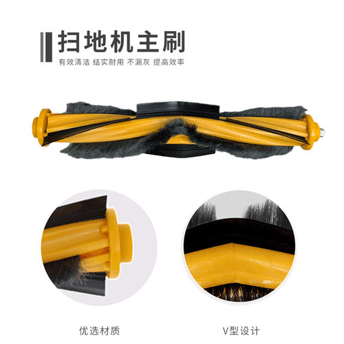 适配科沃斯扫地机器人DN55/33/39/36/520滤网滚刷盖板拖抹布配件 - 图0
