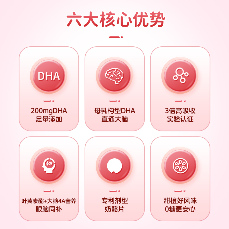 澳诺dha藻油叶黄素酯高含量dha儿童成人营养凝胶糖果非鱼肝油