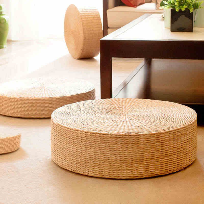 Lazy ground cushion meditation cushion futon bay window mat home bedroom tatami floor mat thickened Japanese meditation mat