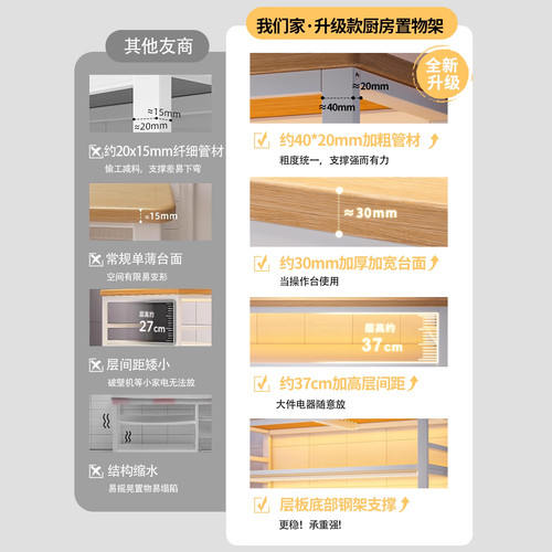 办公室落地多层打印机置物架书架多功能展示架简易靠桌文件收纳架 - 图3