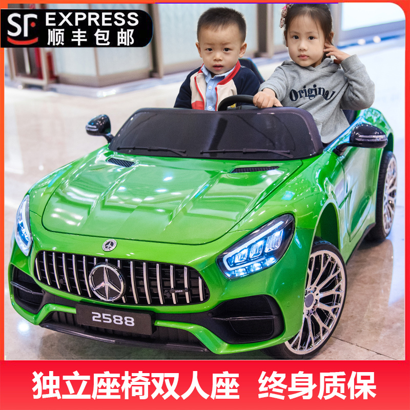 婴儿童四轮男女小孩可坐遥控电动车 久派童车儿童电动车