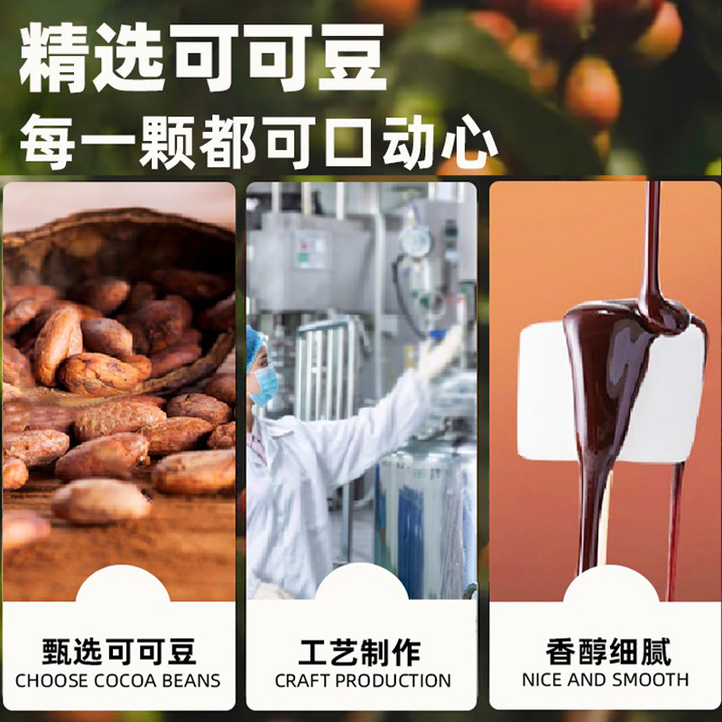 焦糖风味酱680g咖啡专用冰淇淋圣代好可可浆淋酱奶茶店专用时同款-图0