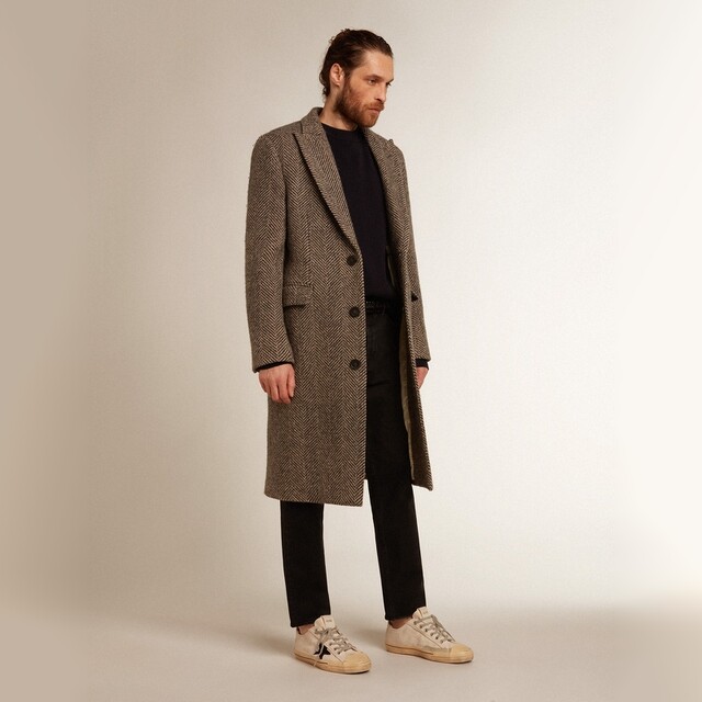 GoldenGoose wool single-breasted coat